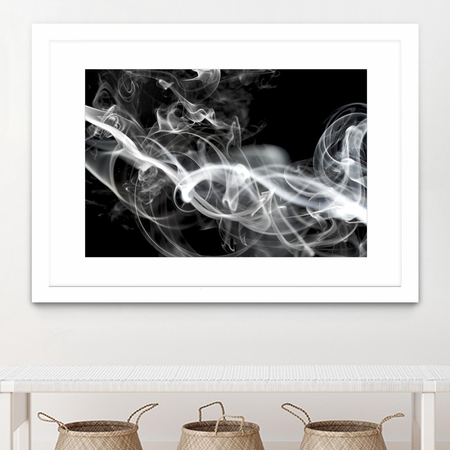 Smoke by GI ArtLab on GIANT ART - white abstract