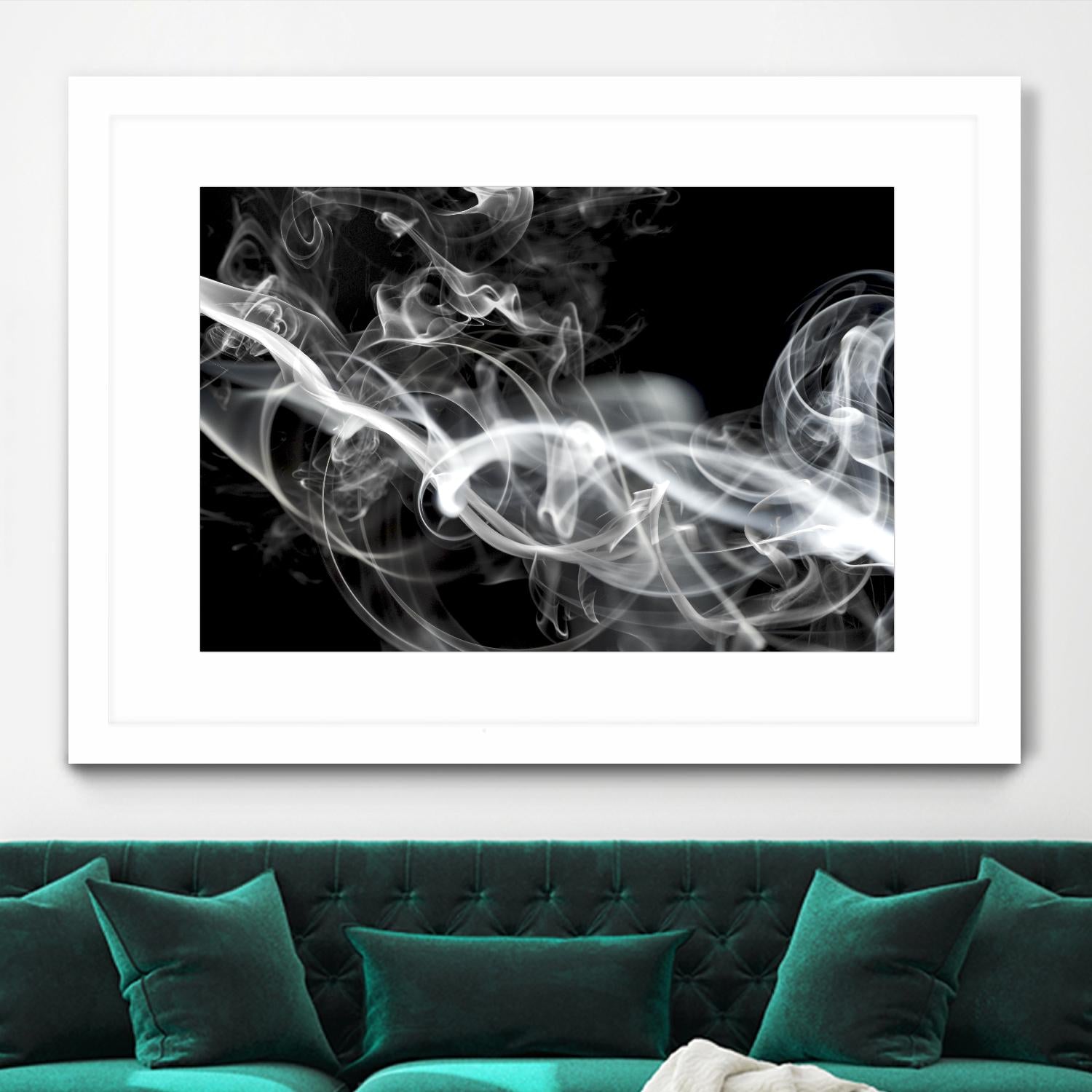 Smoke by GI ArtLab on GIANT ART - white abstract