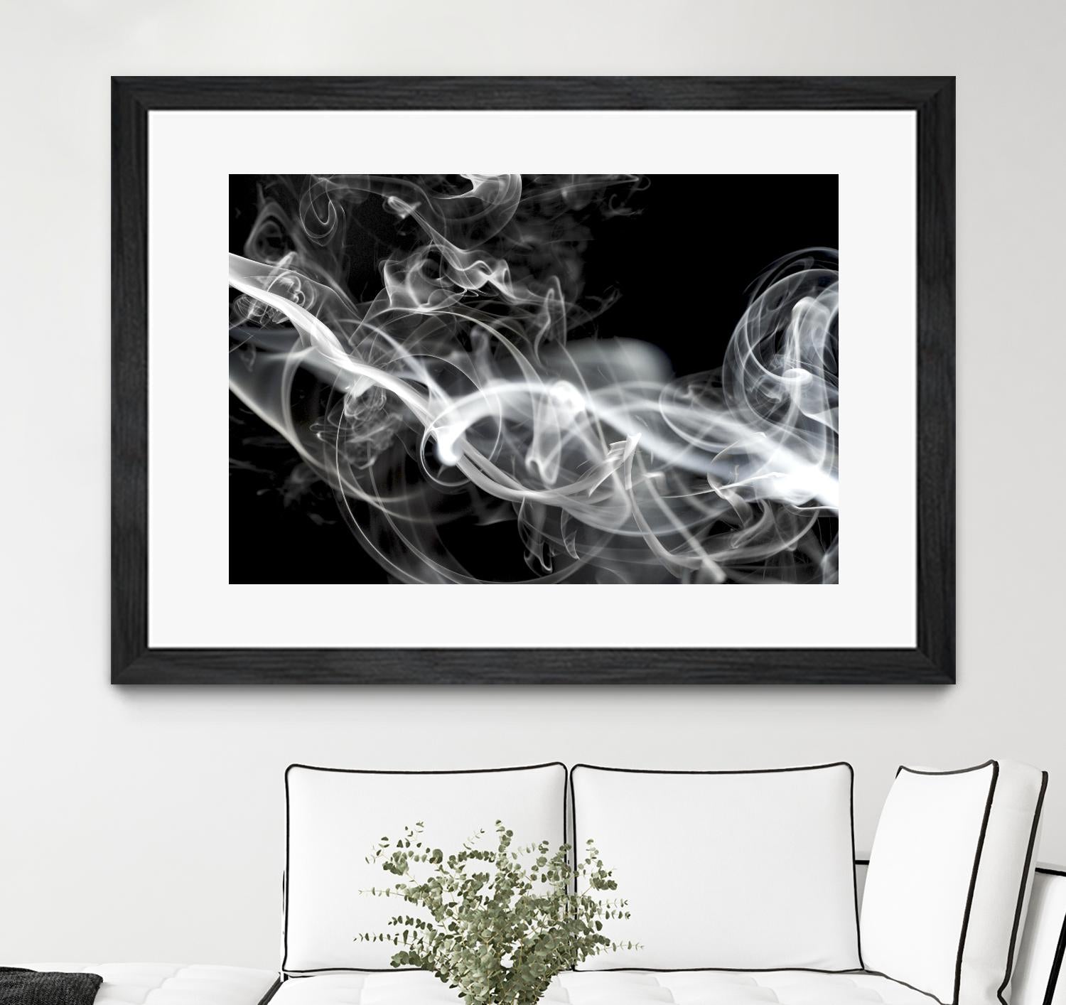 Smoke by GI ArtLab on GIANT ART - white abstract