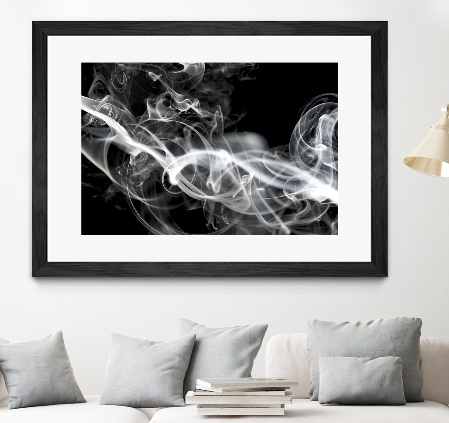 Smoke by GI ArtLab on GIANT ART - white abstract