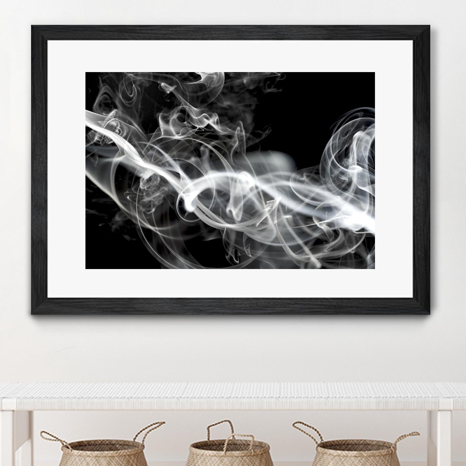 Smoke by GI ArtLab on GIANT ART - white abstract