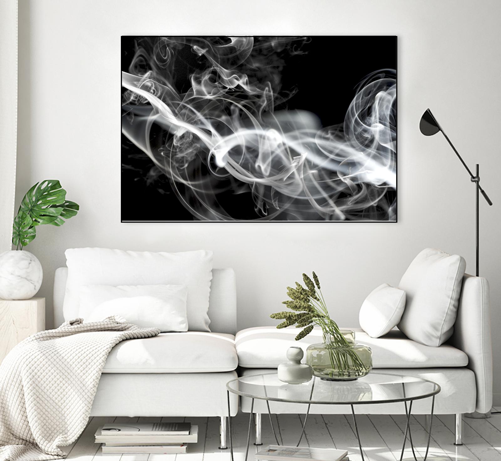 Smoke by GI ArtLab on GIANT ART - white abstract