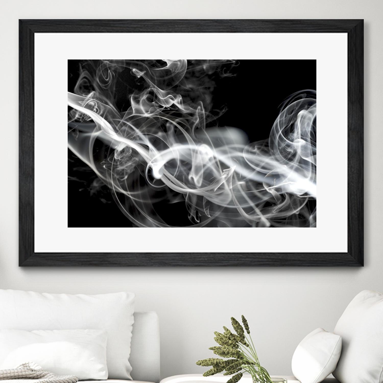 Smoke by GI ArtLab on GIANT ART - white abstract