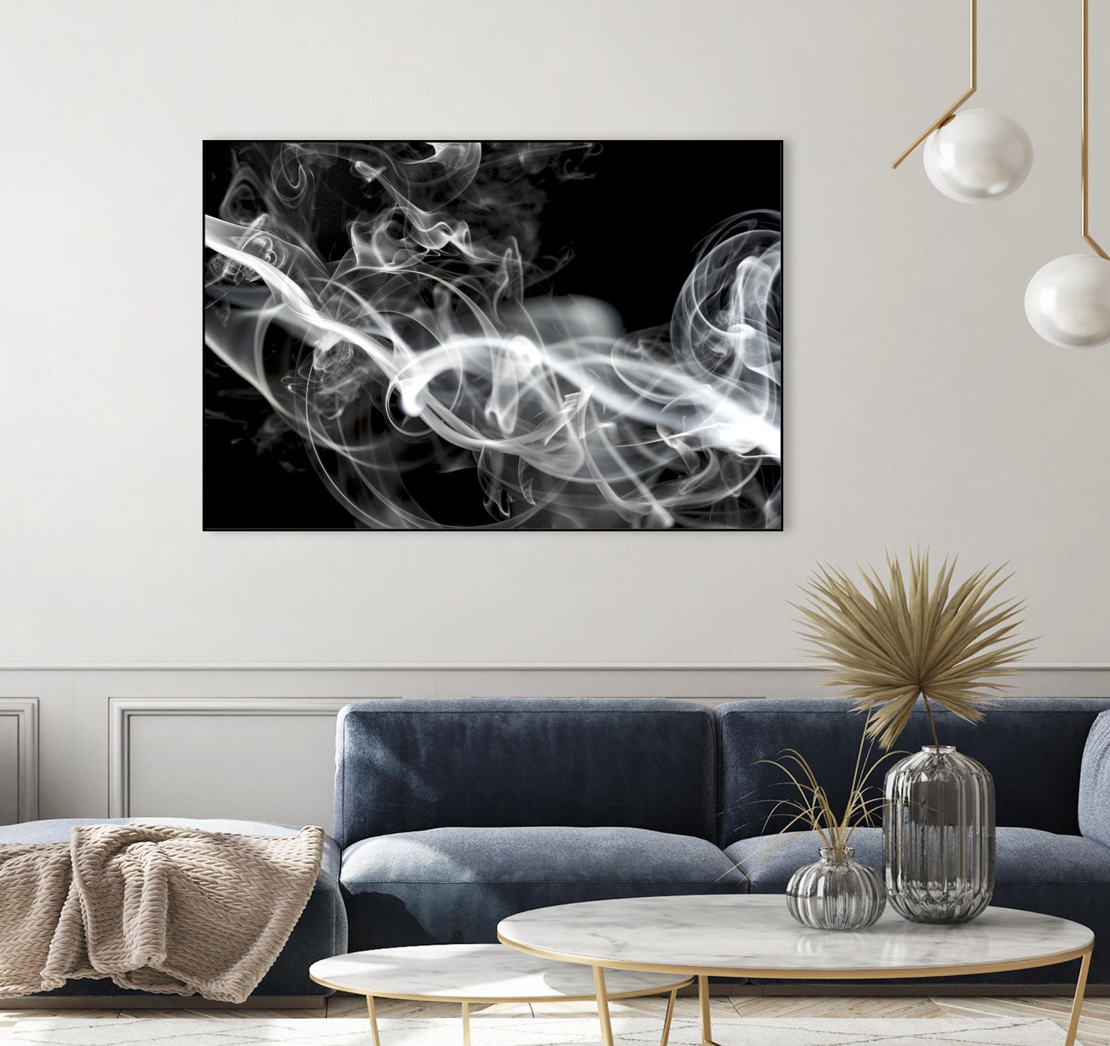 Smoke by GI ArtLab on GIANT ART - white abstract