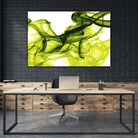 Green Smoke by GI ArtLab on GIANT ART - white abstract