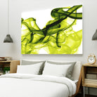 Green Smoke by GI ArtLab on GIANT ART - white abstract
