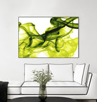 Green Smoke by GI ArtLab on GIANT ART - white abstract