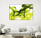 Green Smoke by GI ArtLab on GIANT ART - white abstract