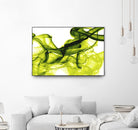 Green Smoke by GI ArtLab on GIANT ART - white abstract