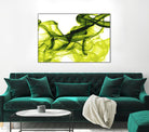 Green Smoke by GI ArtLab on GIANT ART - white abstract