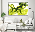 Green Smoke by GI ArtLab on GIANT ART - white abstract