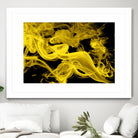 Yellow Smoke by GI ArtLab on GIANT ART - yellow abstract smoke