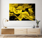 Yellow Smoke by GI ArtLab on GIANT ART - yellow abstract smoke