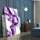 Purple Smoke by GI ArtLab on GIANT ART - white abstract