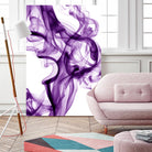 Purple Smoke by GI ArtLab on GIANT ART - white abstract