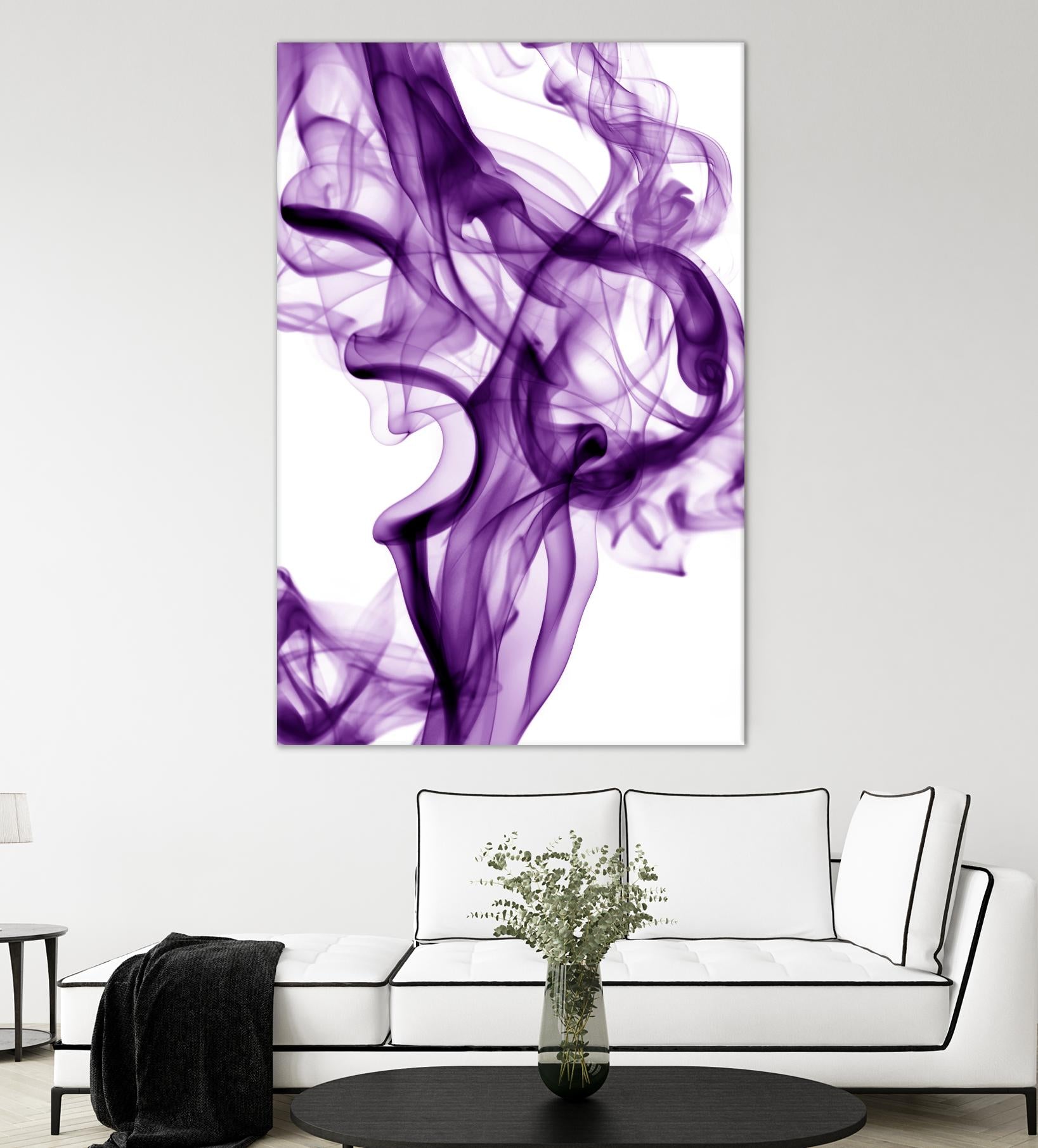 Purple Smoke by GI ArtLab on GIANT ART - white abstract