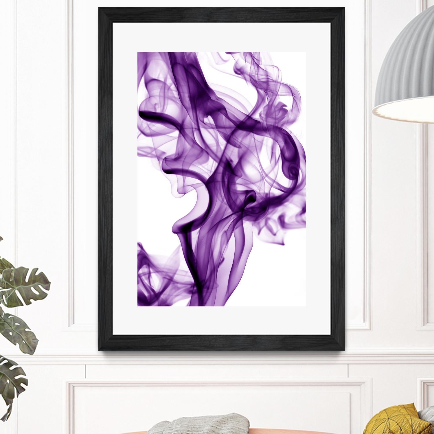 Purple Smoke by GI ArtLab on GIANT ART - white abstract
