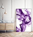 Purple Smoke by GI ArtLab on GIANT ART - white abstract