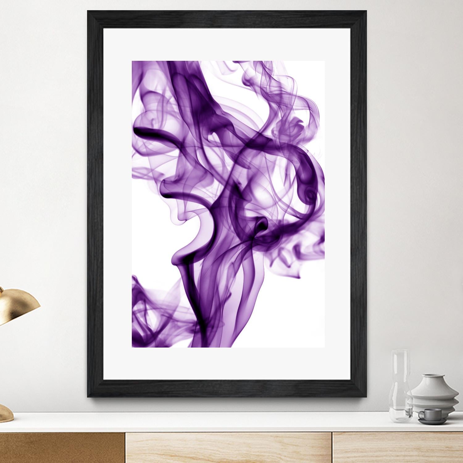Purple Smoke by GI ArtLab on GIANT ART - white abstract