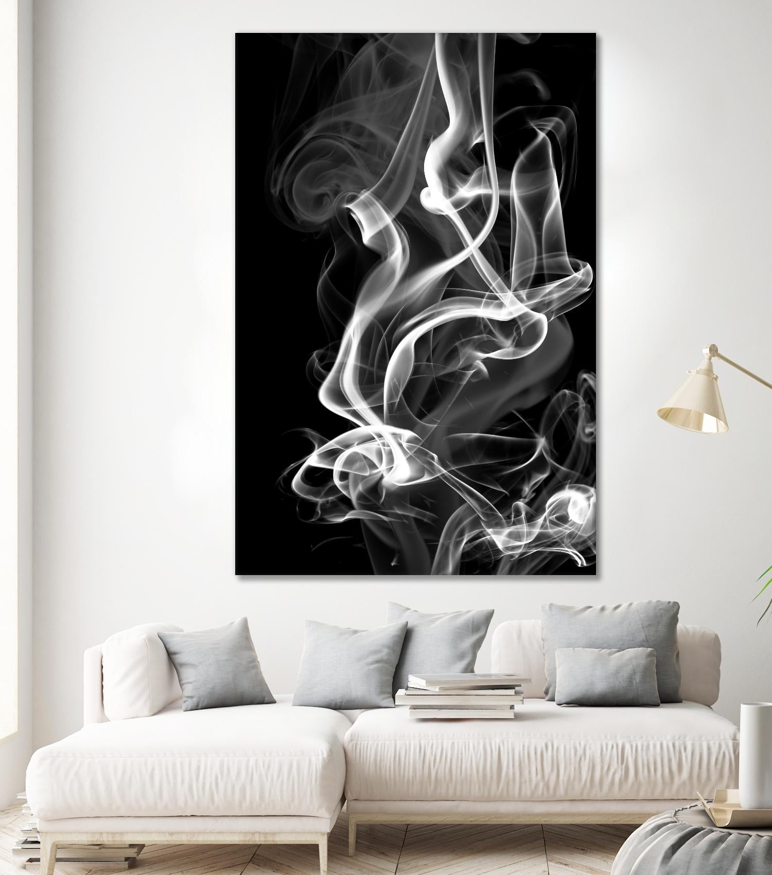 Black Smoke Abstract by GI ArtLab on GIANT ART - black abstract