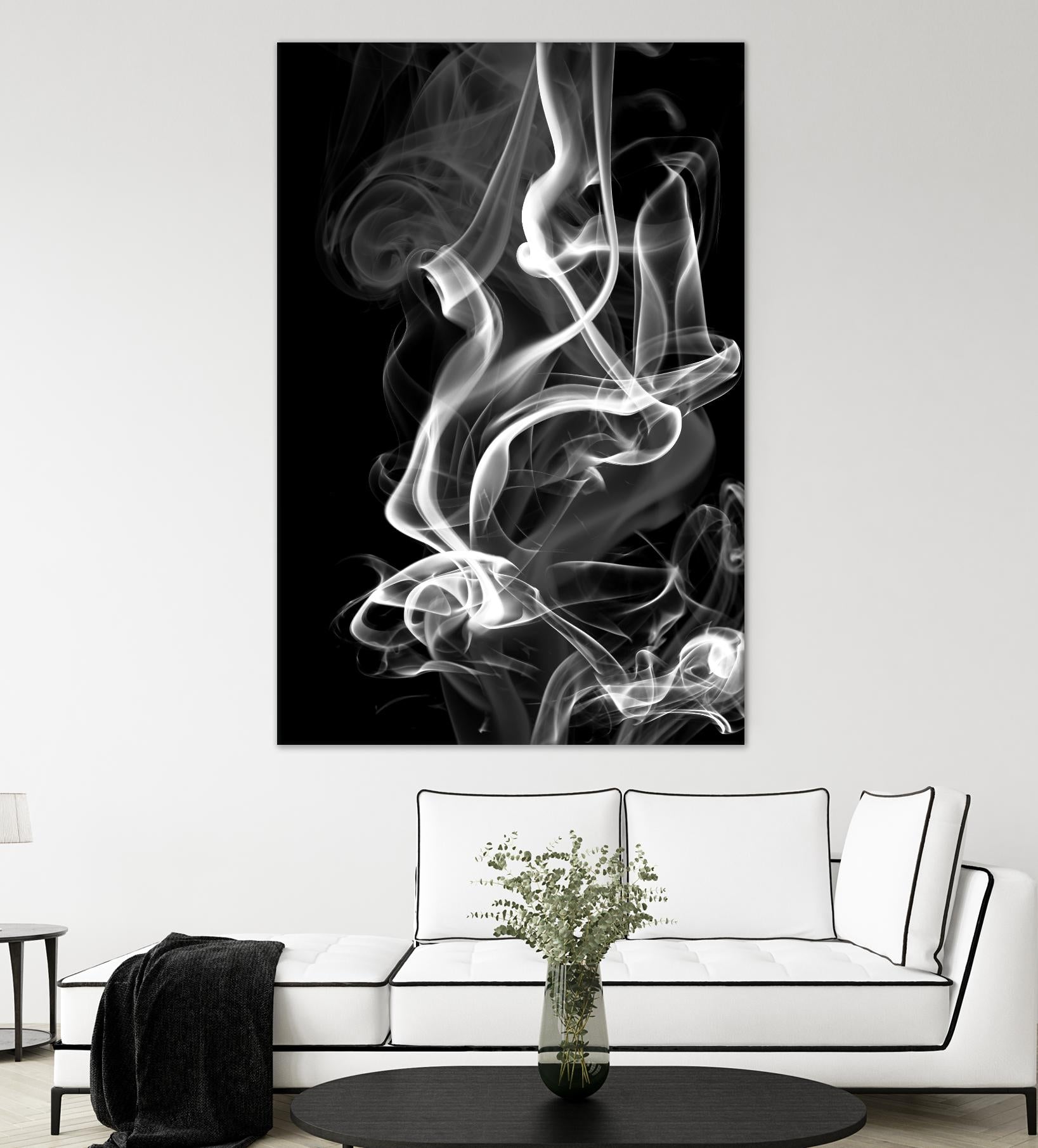 Black Smoke Abstract by GI ArtLab on GIANT ART - black abstract