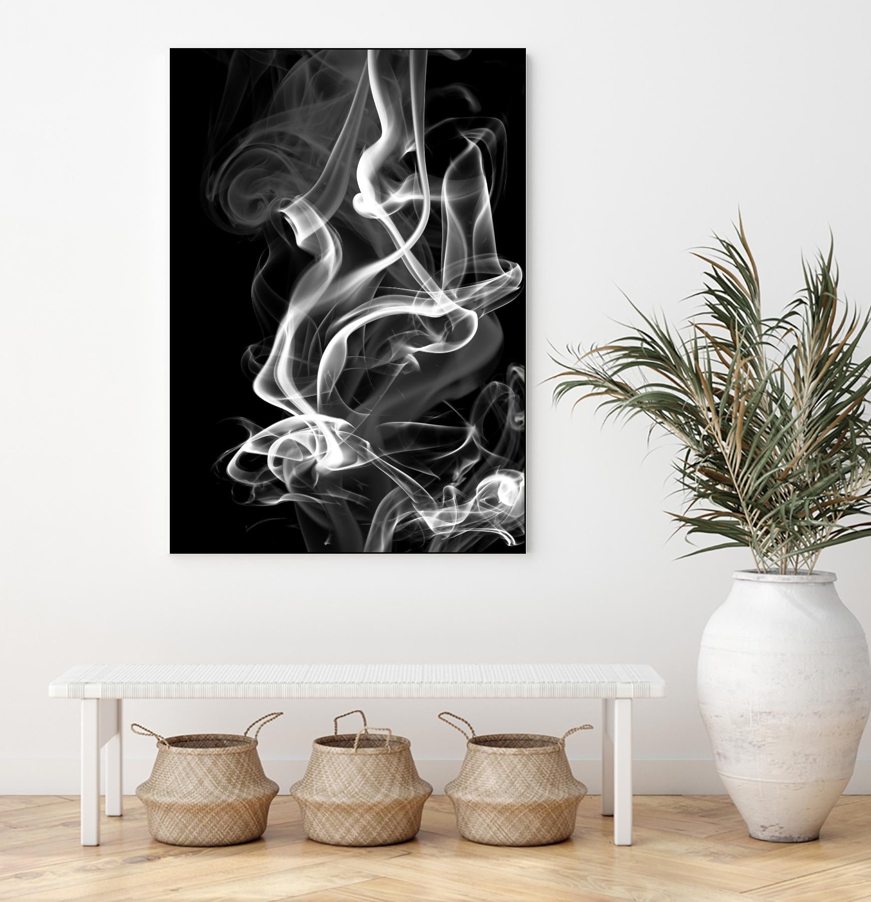 Black Smoke Abstract by GI ArtLab on GIANT ART - black abstract