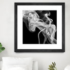 Black Smoke Abstract Square by GI ArtLab on GIANT ART - black abstract