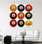 Billiards by GI ArtLab on GIANT ART - yellow leisure