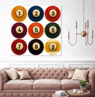 Billiards by GI ArtLab on GIANT ART - yellow leisure