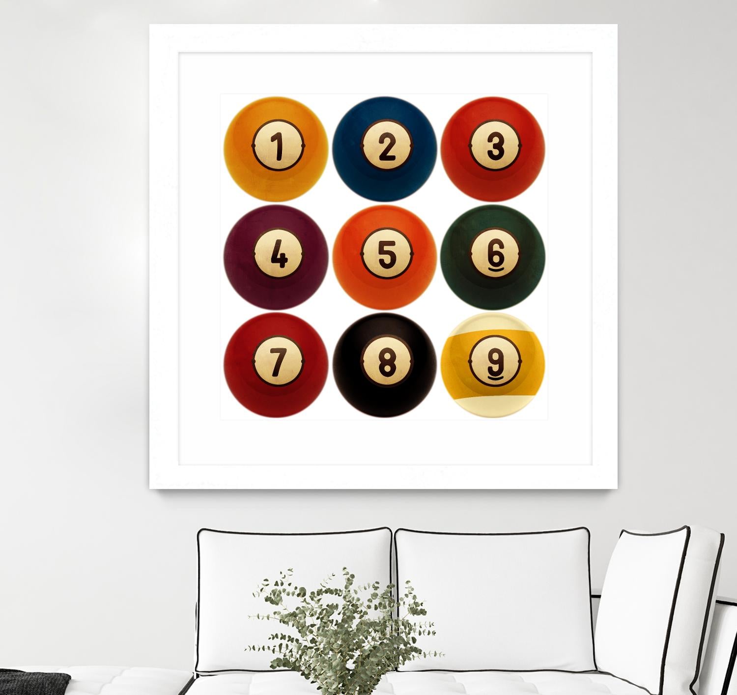 Billiards by GI ArtLab on GIANT ART - yellow leisure