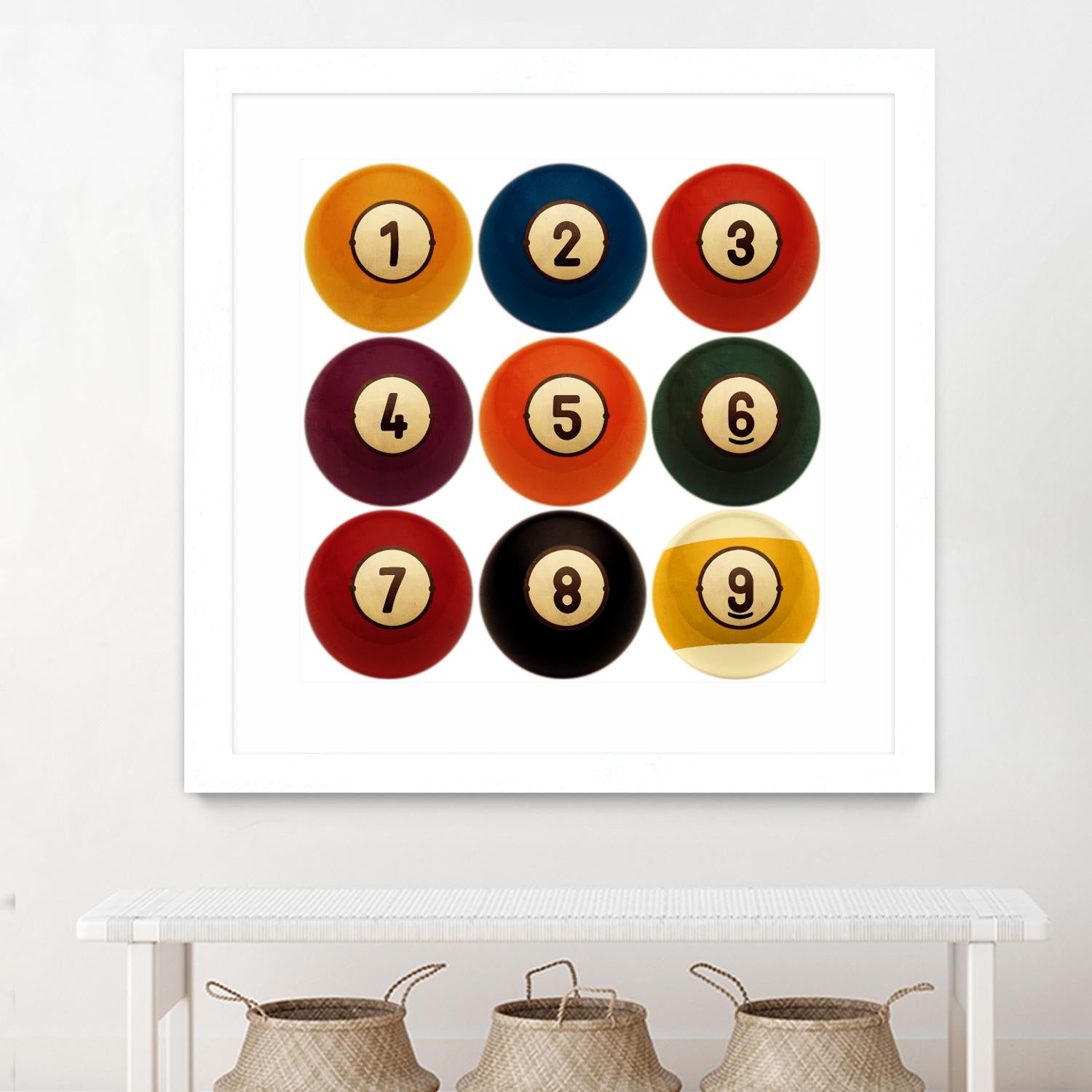 Billiards by GI ArtLab on GIANT ART - yellow leisure