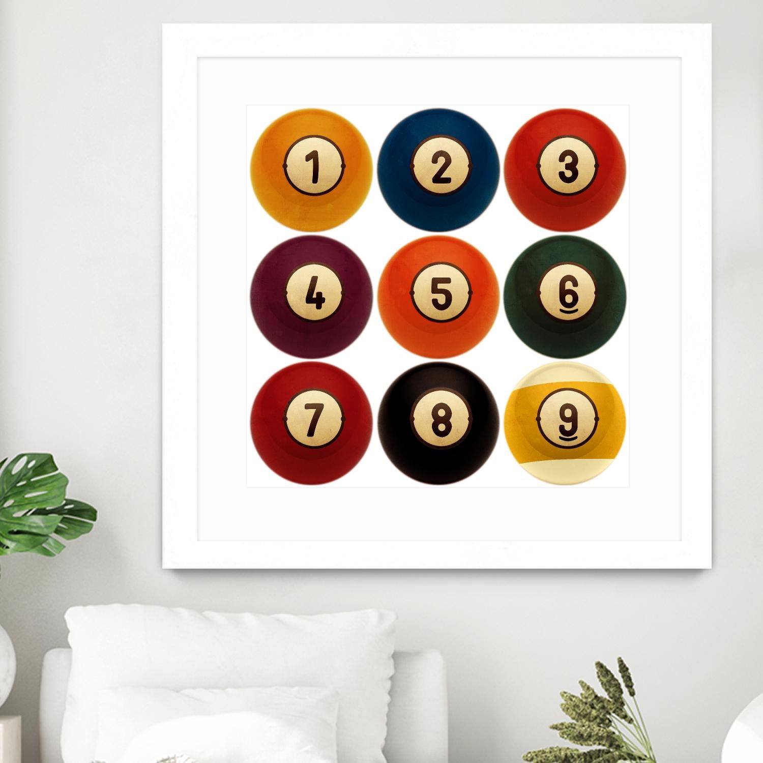 Billiards by GI ArtLab on GIANT ART - yellow leisure