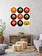 Billiards by GI ArtLab on GIANT ART - yellow leisure