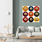 Billiards by GI ArtLab on GIANT ART - yellow leisure