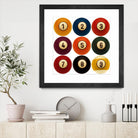 Billiards by GI ArtLab on GIANT ART - yellow leisure