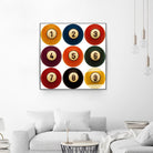 Billiards by GI ArtLab on GIANT ART - yellow leisure