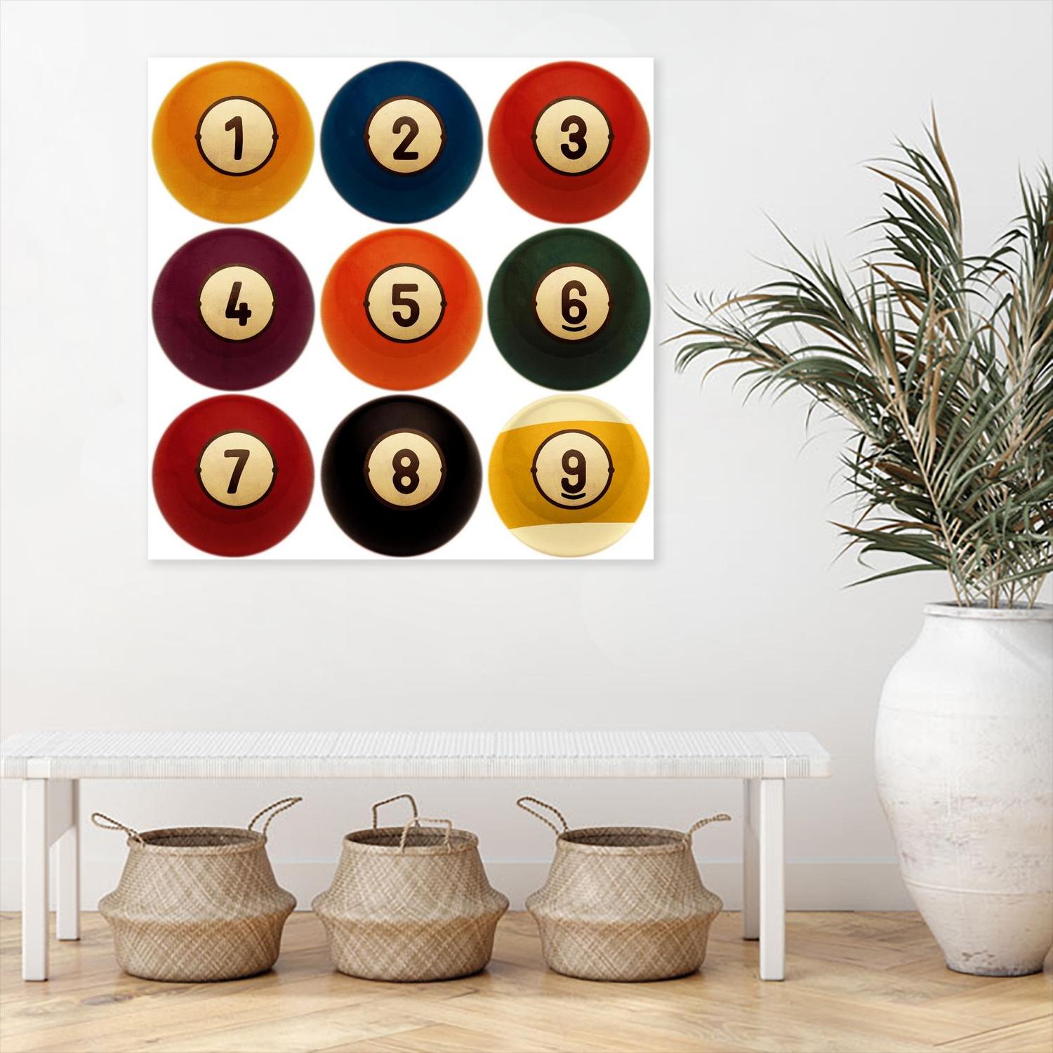 Billiards by GI ArtLab on GIANT ART - yellow leisure