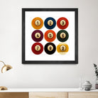 Billiards by GI ArtLab on GIANT ART - yellow leisure