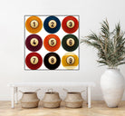 Billiards by GI ArtLab on GIANT ART - yellow leisure