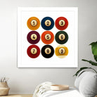 Billiards by GI ArtLab on GIANT ART - yellow leisure