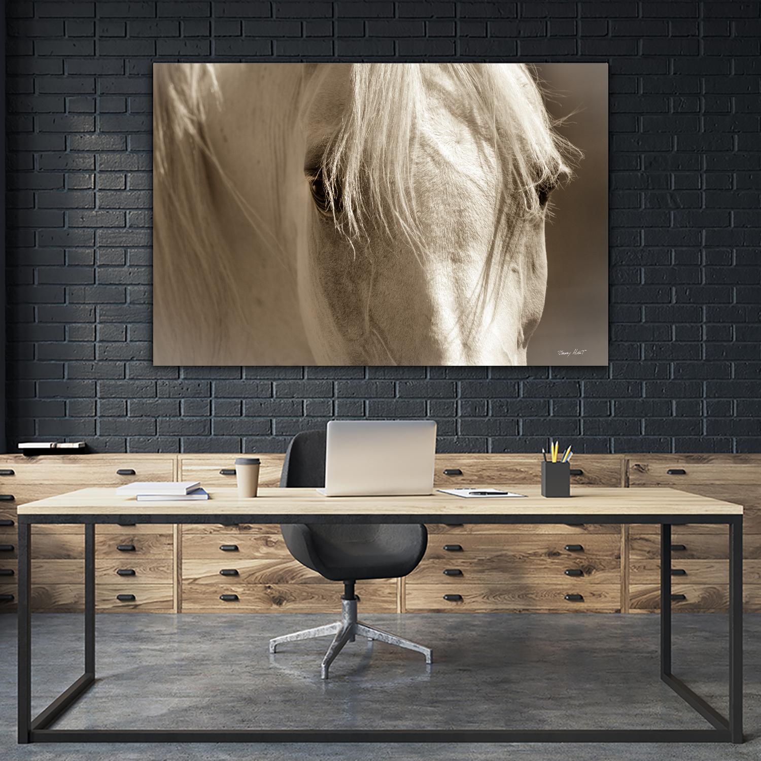 Angel Eyes by Barry Hart on GIANT ART - beige animals