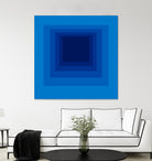 After Josef B by GI ArtLab on GIANT ART - blue abstract