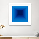 After Josef B by GI ArtLab on GIANT ART - blue abstract