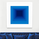 After Josef B by GI ArtLab on GIANT ART - blue abstract