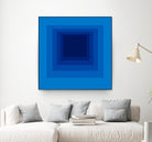 After Josef B by GI ArtLab on GIANT ART - blue abstract