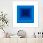 After Josef B by GI ArtLab on GIANT ART - blue abstract