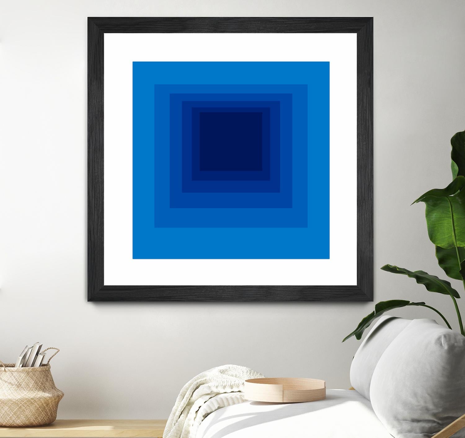 After Josef B by GI ArtLab on GIANT ART - blue abstract