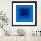 After Josef B by GI ArtLab on GIANT ART - blue abstract