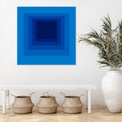 After Josef B by GI ArtLab on GIANT ART - blue abstract
