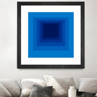 After Josef B by GI ArtLab on GIANT ART - blue abstract